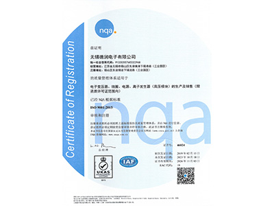 ISO 9001（變(biàn)壓器 離子）